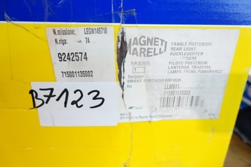 SMART FORFOUR FOURTWO SVĚTLO ZADNÍ PRAVÁ A4539063200 715001135002