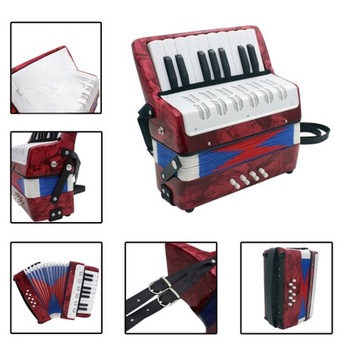 AKORDEON ZABAWKI DLA DZIECI INSTRUMENTY MUZYCZNE
