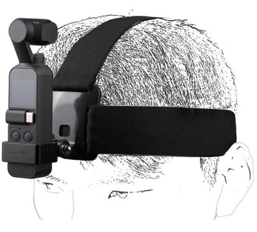 Держатель шлема на оголовье для спортивных камер GoPro DJI SJCAM