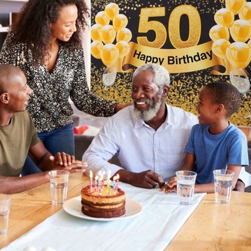 1шт фон на 50-летие 50 баннеров