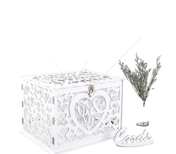 КОРОБКА КОРОБКА ДЛЯ СВАДЕБНЫХ КОНВЕРТОВ ДЕРЕВЯННЫЙ ПОДАРОК!