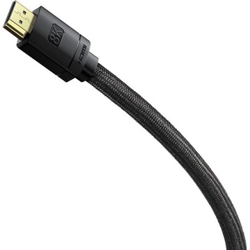 Kabel Baseus HDMI 2.1 8K/60Hz 48Gbps, 0.5m, HDR