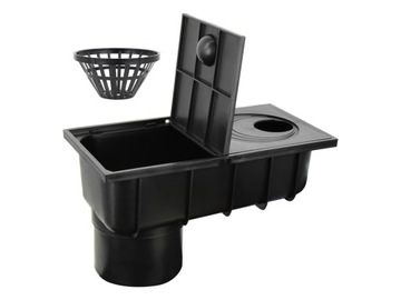 Black Gutter Pettler под водосточным посетителем K3 DES Filter 110