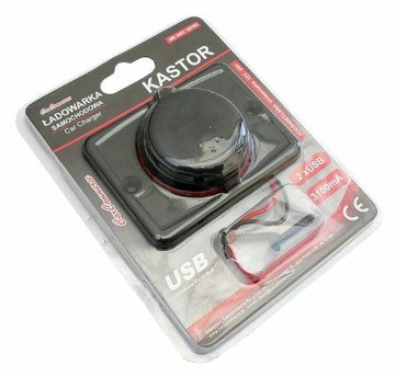 GNIAZDO USB x2 ŁADOWARKA LED 12/24V 3.1.A 42793