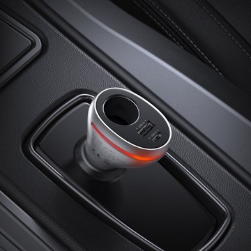 Автомобильное зарядное устройство Ugreen USB-C USB QC PD 24 Вт