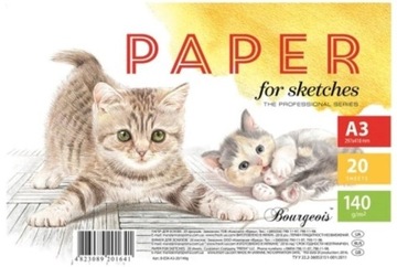 PAPIER ARTYSTYCZNY A3/20K 140G/M2 FRESH, FRESH