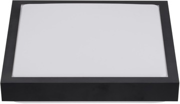 PLAFON LED lampa natynkowy WODOODPORNY 18W czarny