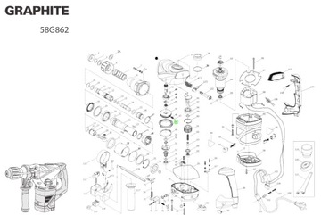 РЕЖИМЫ ЗВЕЗДЫ ЗВЕЗДОЧКИ ДЛЯ ГРАФИТА 58G862 УДАРНЫЙ МОЛОТОК