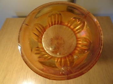 Ваза Fenton Glass USA, карнавальное стекло, карнавальное стекло 1920-х годов.