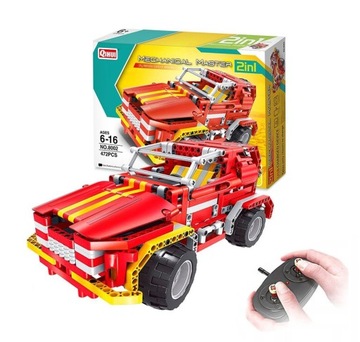 Klocki Technic Czerwony Jeep Zdalnie Sterowany 2w1