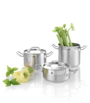 Hendi Низкая кастрюля с крышкой, емкость 1,5 л 160(Н)75