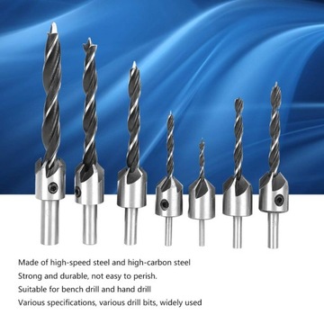 Сверла для снятия фаски с шестигранной головкой, 23 шт. Станок для зенковки типа SetClaw.