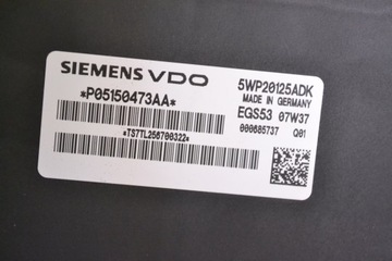 DODGE NITRO 2.8 CRD 4WD 2009 RHD MODUL ŘÍDÍCÍ SKŘÍŇ ŘAZENÍ