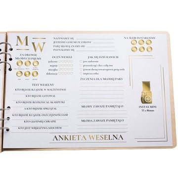 ГОСТЕВАЯ КНИГА С АНКЕТАМИ НА СВАДЕБНЫЕ ДЕРЕВЯННЫЕ ПЕРСОНАЛИЗИРОВАННЫЕ СУВЕНИРЫ