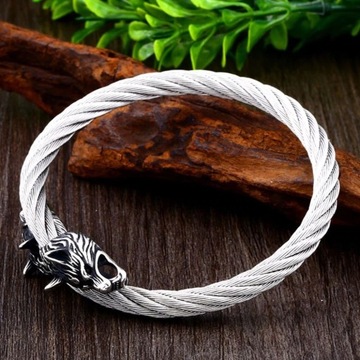 БРАСЛЕТ HOLY VIKIN RAGNAR BANGLA С ВОЛКАМИ