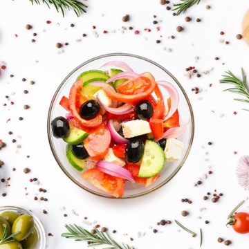 СТЕКЛЯННАЯ САЛАТНИЦА 17см ДЛЯ САЛАТНЫХ ЗАКУСОК