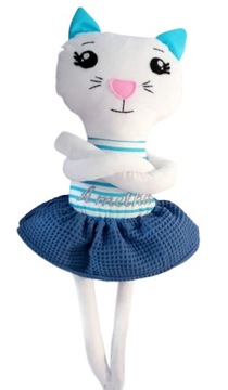 HandMade DUŻA 65cm! przytulanka KOTEK minky imię PREZENT