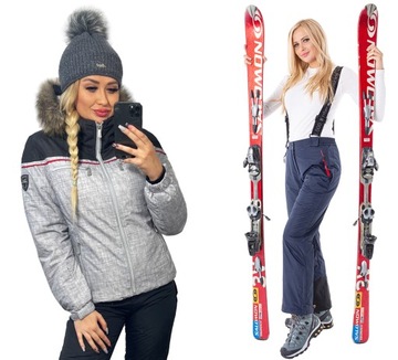 KURTKA+SPODNIE KOMBINEZON NARCIARSKI DAMSKI S