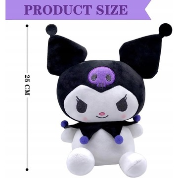 MASKOTKA KUROMI SANRIO CREWMATE PLUSZ 25CM