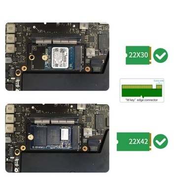 Адаптер M.2 NVMe SSD-накопитель MacBook PRO A1708 2016 г. 2017 г.