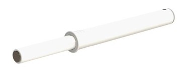 БАМПЕР HAFELE PUSH, ДЛИННЫЙ, БЕЛЫЙ С МАГНИТОМ + ПЛАСТИНКА