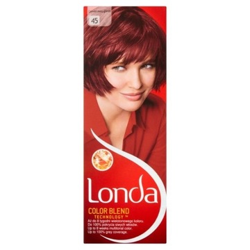 Londa color blend 45 czerwień Granatu Farba Aktywator Odżywka