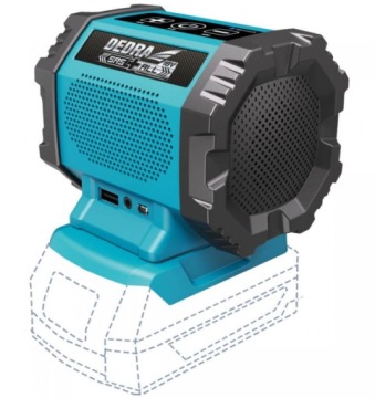 DEDRA DED7004 GŁOŚNIK AKUMULATOROWY BLUETOOTH 18V