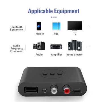 Приемник Bluetooth 5.0, адаптер RCA USB 3,5 мм