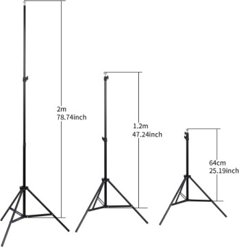 НАБОР ДЛЯ ФОТОСТУДИИ 2х2м ПОДСТАВКА ДЛЯ ФОНА С 4 ЗАЖИМАМИ КРЫШКА