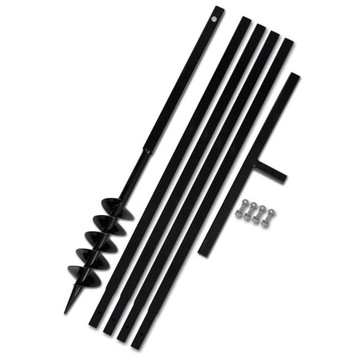 ŚWIDER GLEBOWY Z UCHWYTEM 100MM PRZEDŁUŻANY 5M STA