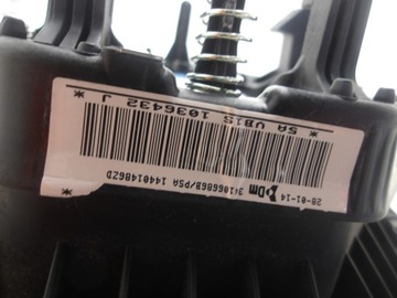 FIAT SCUDO II FACELIFT 11-16 AIRBAG ULOŽENÍ VZDUCHOVÁ ŘIDIČE ORIGINÁLNÍ OE