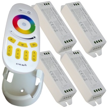 4 STEROWNIKI STREFOWE + PILOT MILIGHT DO LED RGB