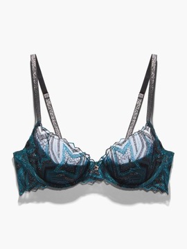 SAVAGEX KORONKOWY BIUSTONOSZ Z HAFTEM BALKONETKA 85B