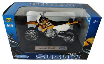 Model Motocykl Motor Welly 1:18 SUZUKI DR-Z400S