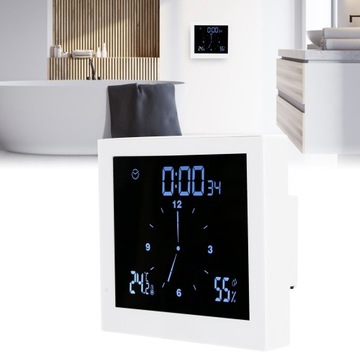 ВОДОНЕПРОНИЦАЕМЫЕ НАСТЕННЫЕ ЧАСЫ С ПРИСОСКОЙ ДЛЯ ВАННОЙ