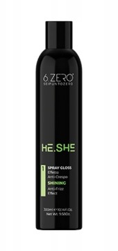 6.ZERO HE.SHE SPRAY NABŁYSZCZAJĄCY 300ml