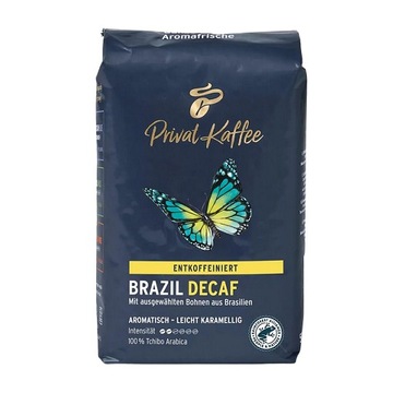 Tchibo DecafBrazil kawa ziarnista bezkofeinowa 500g