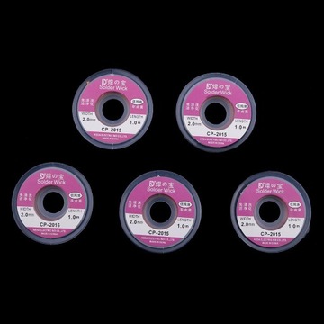 10 медных проводов в оплетке для снятия BGA, 0,75 м