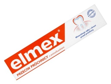 ELMEX Pasta do zębów 75ml PRZECIW PRÓCHNICY