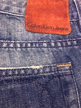 S9137 CALVIN KLEIN JEANS CTTN LINEN spodnie MĘSKIE W29 L34