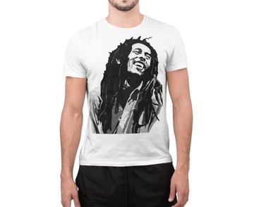 Koszulka T-shirt Męski BOB MARLEY -M