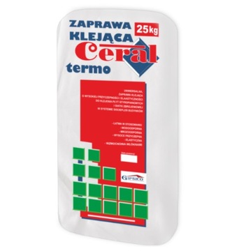 Klej do styropianu i zatapiania siatki włókna 25kg