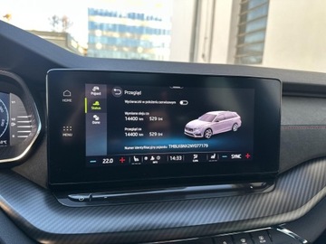 Skoda Octavia IV Kombi 2.0 TDI SCR 200KM 2022 Skoda Octavia 2.0TDI 200KM, Hak, HEAD-UP, Matrix,, zdjęcie 15