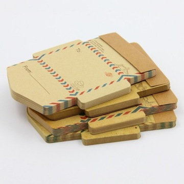 Retro Vintage Kraft Koperty Papierowe Mini Słodkie