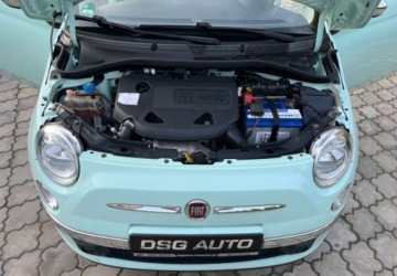 Fiat 500 II CC Seria 3 0.9 TwinAir 105KM 2014 Fiat 500 Kabriolet 0.9 turbo benzyna Niski przebieg 1 wlasciciel 105KM, zdjęcie 29
