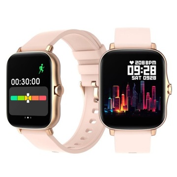 SMARTWATCH ZEGAREK SMARTBAND SMART WATCH MĘSKI WODOODPORNY POŁĄCZENIA KROKI
