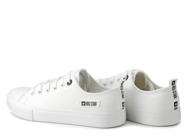 КРОССОВКИ ЖЕНСКИЕ НИЗКИЕ BIG STAR KK274010 БЕЛЫЕ 38