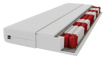 Materac kieszeniowy sprężynowy 140x200 komfort PRO