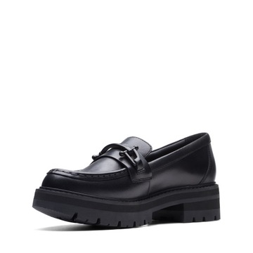 Loafersy Clarks Orianna Bit skórzane czarne 37