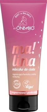 ONLYBIO MLECZKO DO CIAŁA MALINOWE 200 ml